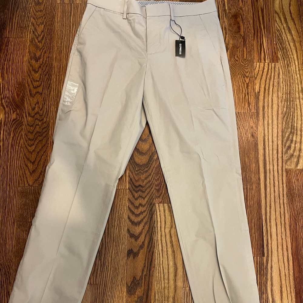 Mens slim stretch khaki pants 29/32